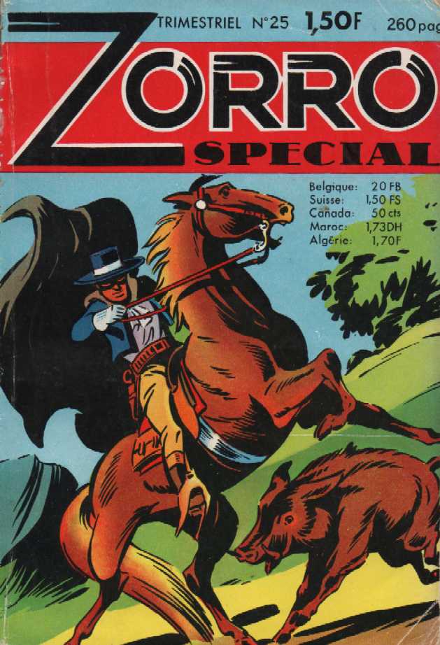 Scan de la Couverture Zorro Spcial n 25
